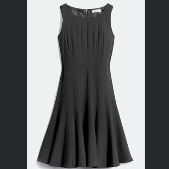 Calvin Klein Dresses & Skirts - Calvin Klein Bailey Dress in 2P Petite Grey